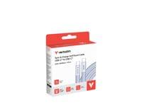 Verbatim Sync &amp;amp; Charge SoftTouch USB-C to C cable 60W 120... - 2