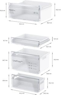 Bosch KIV86NSE0 SER2 BI fridge-freezer, LowFrost, E,... - 8