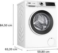 Bosch WGJ244A2BY, SER6, Washing machine 9kg, A, 1400rpm,... - 5 Bosch WGJ244A2BY, SER6, Washing machine 9kg, A, 1400rpm,... - 5