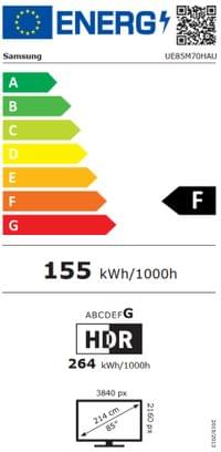 Samsung 85&amp;quot; 85M70HA Mini LED Smart 4K... - 8