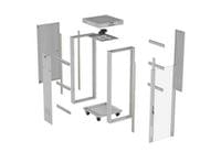 Lanberg Rack Cabinet 19" Free-Standing 42U/600X600 (FlAT... - 5 Lanberg Rack Cabinet 19" Free-Standing 42U/600X600 (FlAT... - 5