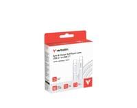 Verbatim Sync &amp;amp; Charge SoftTouch USB-C to C cable 100W... - 2