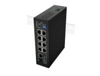 Lanberg Switch ILFE-8P-1Ge-1S-120 POE 4 x... - 1