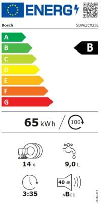 Bosch SBV6ZCX25E, SER6, Dishwasher fully integrated, B,... - 12 Bosch SBV6ZCX25E, SER6, Dishwasher fully integrated, B,... - 12