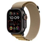 Apple Watch 49mm Loop: Tan Alpine Loop - Large - Black... - 2