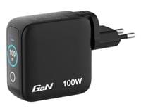 Verbatim Mini GaN Charger 100W with Display - 1