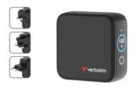 Verbatim Mini GaN Charger 100W with Display - 2