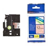 Brother TZe-B31 12mm Black on Fluo. Orange, Laminated, 12mm - 2