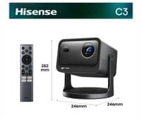 Hisense C3 Smart mini Laser Projector, 4K Ultra HD... - 2