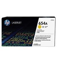 HP 654A Yellow Original LaserJet Toner Cartridge - 1
