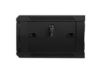 Lanberg rack cabinet 19&amp;quot; wall-mount 4U / 600x450 for... - 3