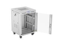 Lanberg rack cabinet 19" free-standing 15U/600x600 (flat... - 6 Lanberg rack cabinet 19" free-standing 15U/600x600 (flat... - 6