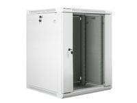 Lanberg rack cabinet 19&amp;quot; wall-mount 15U / 600x600 for... - 1