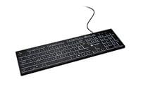 Natec Keyboard Herring Glow US, White Backlight - 2