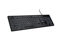 Natec Keyboard Herring Glow US, White Backlight - 3