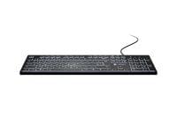 Natec Keyboard Herring Glow US, White Backlight - 4