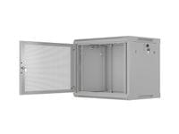 Lanberg rack cabinet 19&amp;quot; wall-mount 9U/600x450 with... - 2