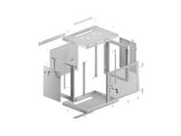 Lanberg rack cabinet 19&amp;quot; wall-mount 9U/600x450 with... - 8