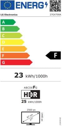 LG 27GX700A-B, UltraGear 26.5&amp;quot; OLED, 0.03ms GtG, 280 Hz,... - 9