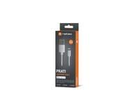 Natec Lightning(M) -&amp;gt; USB-A(M) cable 2m MFI Prati White - 2