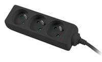 Lanberg power strip 3m, 3 sockets, french quality-grade... - 1