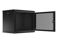 Lanberg rack cabinet 19" wall-mount 9U/600x450 with... - 2
