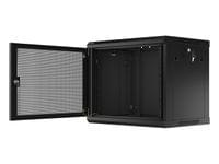 Lanberg rack cabinet 19&amp;quot; wall-mount 9U/600x450 with... - 2