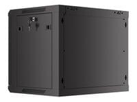 Lanberg rack cabinet 19&amp;quot; wall-mount 9U/600x450 with... - 3