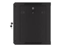Lanberg rack cabinet 19&amp;quot; wall-mount 9U/600x450 with... - 9