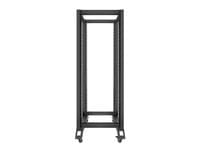 Lanberg open rack 19&amp;quot; 32U  600x800, black - 5