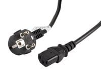 Lanberg CEE 7/7 -&amp;gt; IEC 320 C13 power cord 3m VDE, black - 1