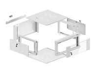 Lanberg rack cabinet 19&amp;quot; wall-mounted 4U 600 fast... - 8