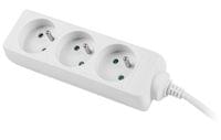 Lanberg power strip 3m, 3 sockets, french quality-grade... - 1