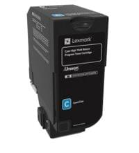 Lexmark 74C2HC0 CS725 Cyan Return Programme 12K Toner... - 1 Lexmark 74C2HC0 CS725 Cyan Return Programme 12K Toner... - 1