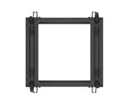 Lanberg open rack 19&amp;quot; 12U 600x600-1100 adjustable, black - 4