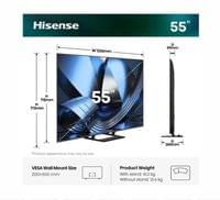 Hisense 55&amp;quot; U7SE, 4K Ultra HD 3840x2160, ULED, FALD,... - 2
