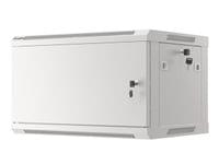 Lanberg rack cabinet 19&amp;quot; wall-mount 6U/600x450 for... - 9