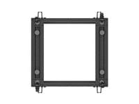 Lanberg open rack 19&amp;quot; 9U 600x600-1100 adjustable, black - 2