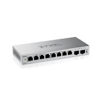 ZyXEL GS1200-10 v3, 8 Port Gigabit, 2 x SFP webmanaged... - 2