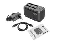 Natec HDD Docking Station Kangaroo Dual SATA USB 3.0 - 6