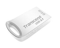 Transcend 64GB JETFLASH 710, USB 3.1, Silver Plating - 2