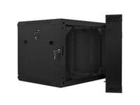 Lanberg rack cabinet 19&amp;quot; double-section wall-mount 9U /... - 5
