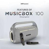HiFuture MusicBox100 Silver, 20W Output, Karaoke Enable,... - 2