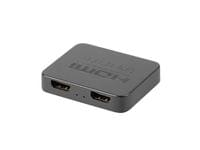 Lanberg Splitter Video HDMI-&amp;gt;2x HDMI 4K + USB-C port, Black - 2