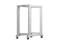 Lanberg open rack 19" 22U 600x1000, grey - 2