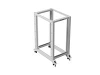 Lanberg open rack 19&amp;quot; 22U 600x1000, grey - 4