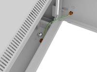 Lanberg rack cabinet 19&amp;quot; wall-mount 4U / 600x450 for... - 8