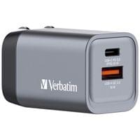 Verbatim GNC-35 GaN Charger 2 Port 35W USB A/C (EU/UK/US) - 1