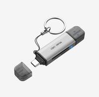 Hiksemi Card Reader, USB 3.0 and Type-C, SD cards and TF... - 2