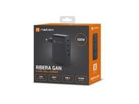 Natec USB Charger Ribera 3X USB-C + 1x USB-A 100W, Black - 6